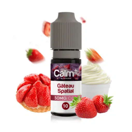  Calm+ Gateau Spacial 5,10 ou 20mg de Nicotine