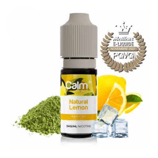  Calm+ Natural lemon 5,10 ou 20mg de Nicotine