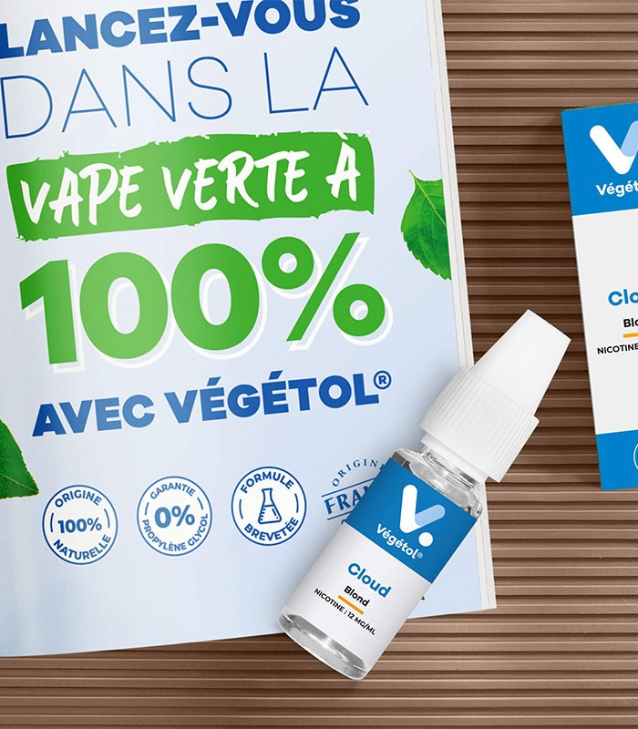  Cloud Blond 12mg nicotine sans Propylène Glycol