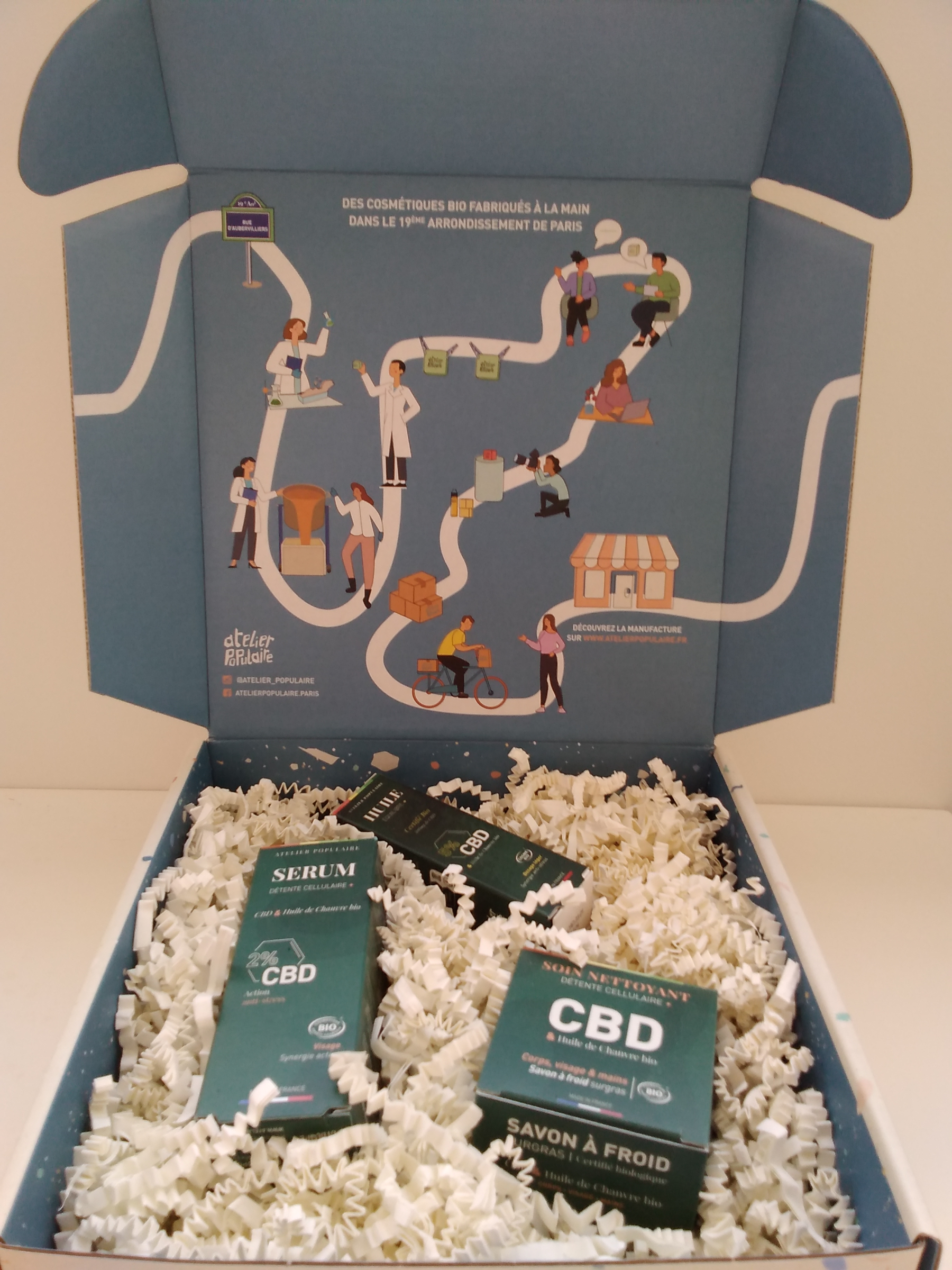  Coffret Cadeau BIO ATELIER POPULAIRE